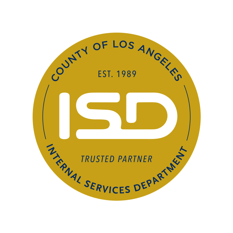 County of Los Angeles Internatl Services Department ISD logo
