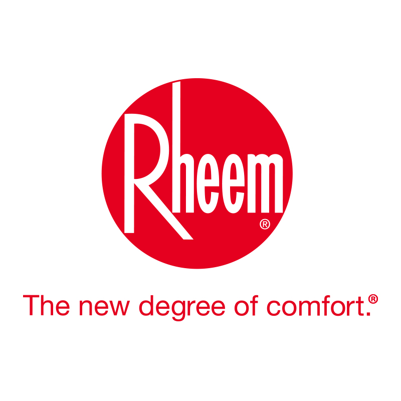 Rheem The new degree of comfort logo